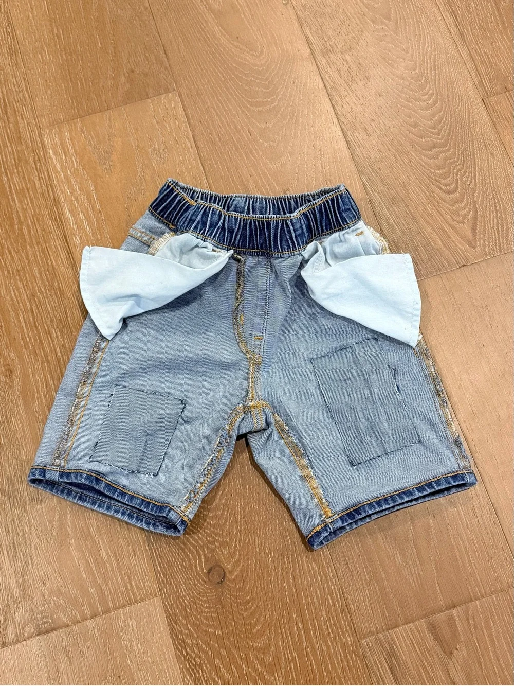 Old Navy Toddler Boy Denim Pull-On Shorts Size 5 (XS)